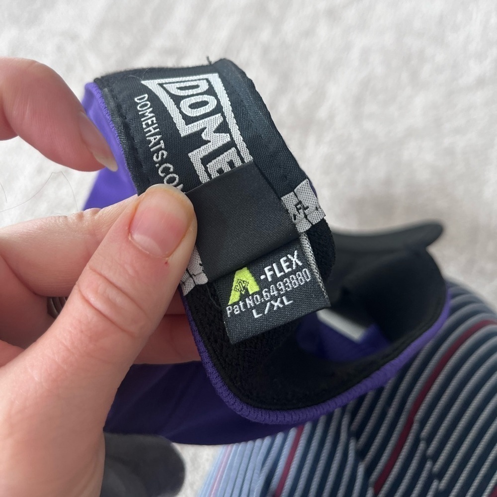 Viking Stoughton Hat Purple and Grey Dome Hats - Picture 4 of 4